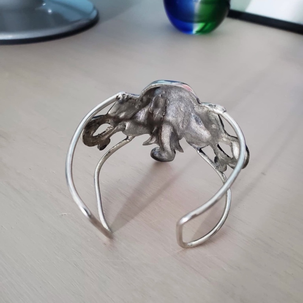 Elephant Bracelet Cuff - Picture 2 of 3